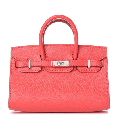 Hermes Epsom Micro Birkin 15 Bougainvillea 1 of 11