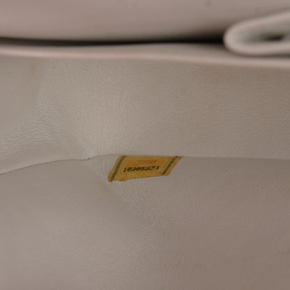 Chanel Caviar Quilted Medium Double Flap White 8 of 9