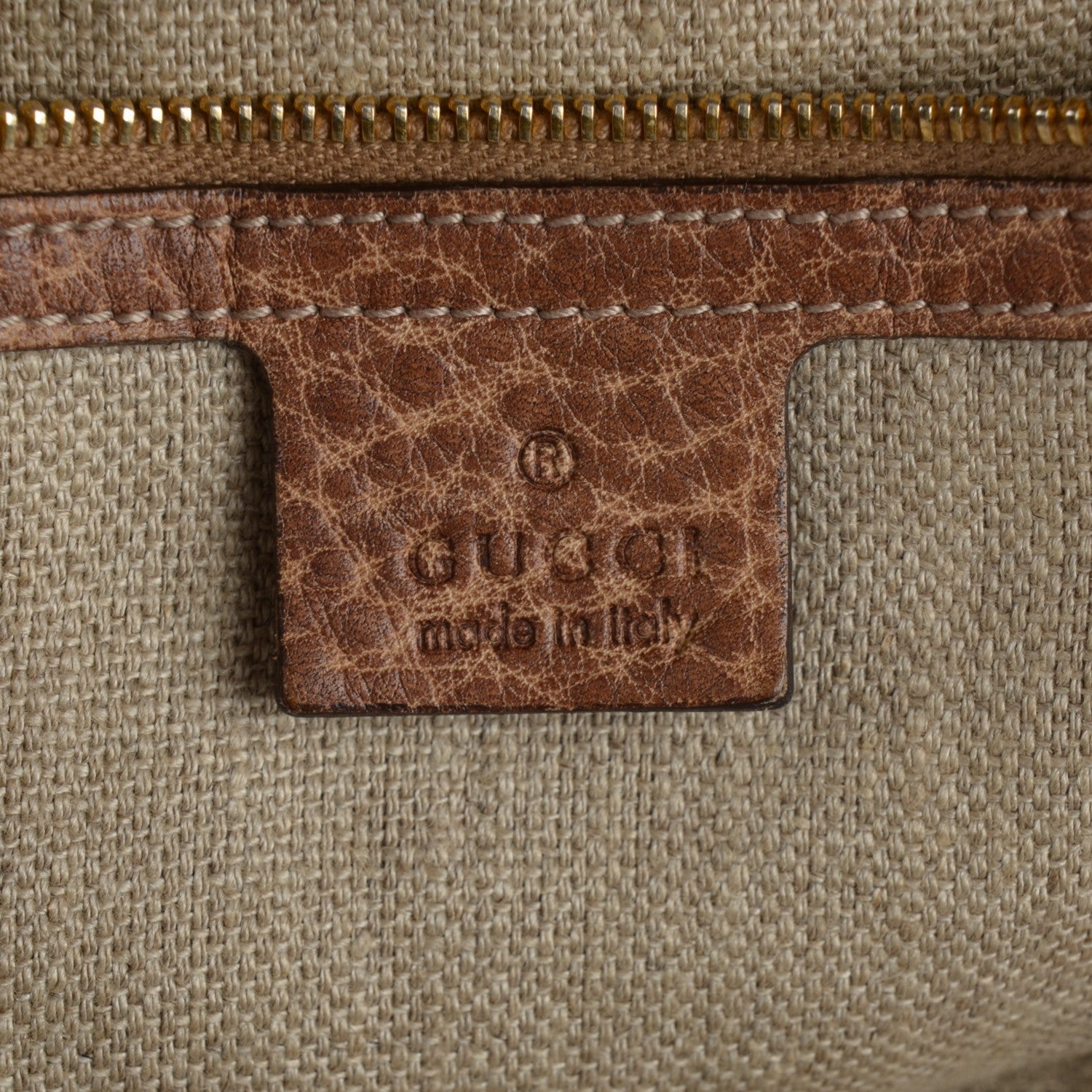Gucci Guccissima Large New Jackie Shoulder Bag Natural Brown 8 of 11