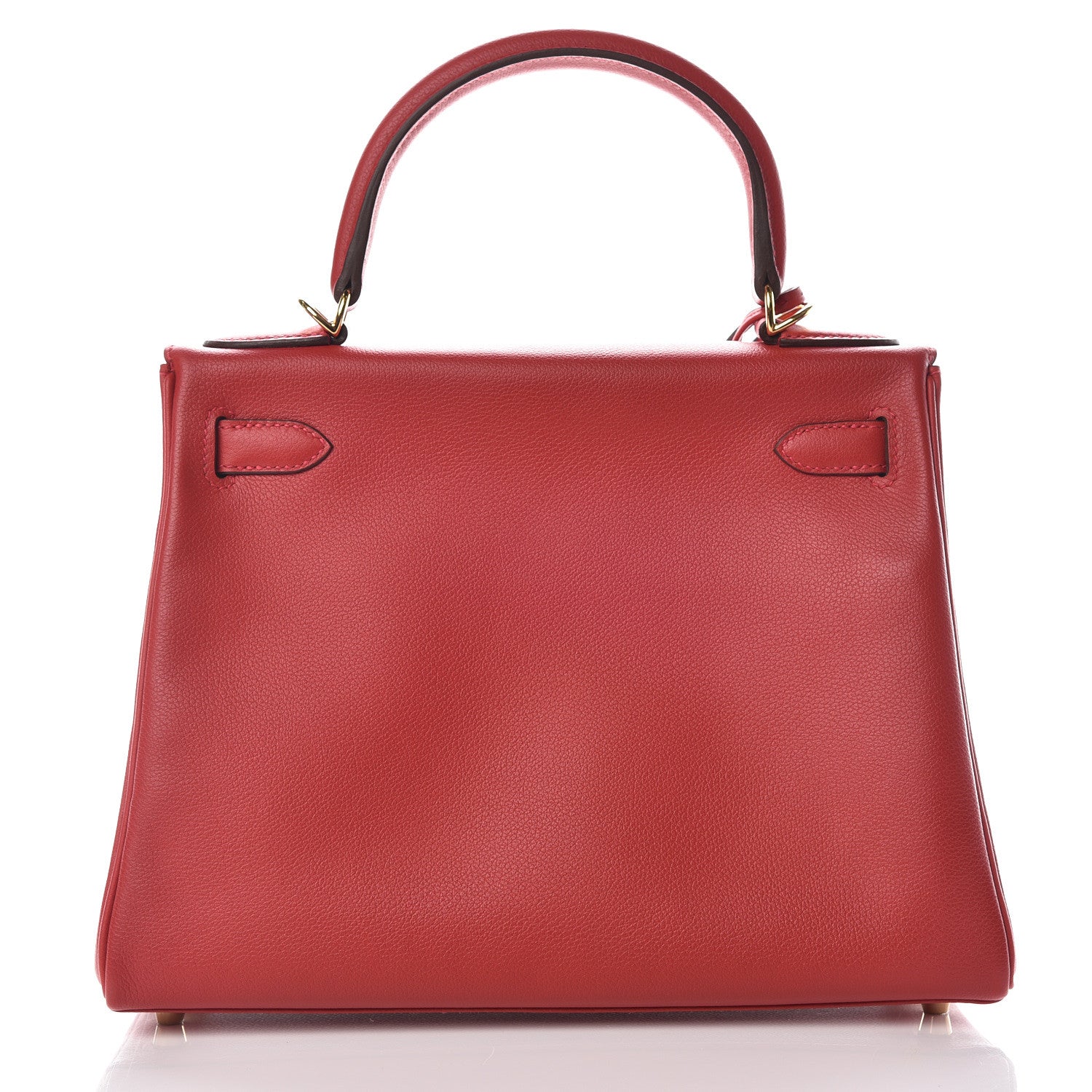 Hermes Evercolor Kelly Retourne 28 Rouge Casaque 4 of 39