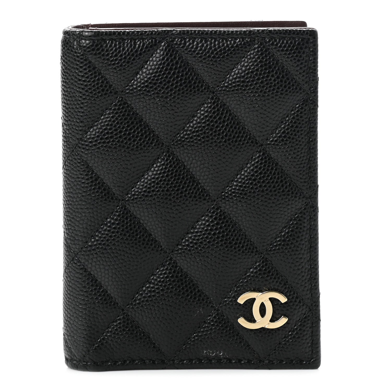 Chanel Caviar Quilted Card Holder Wallet Black 1 of 9