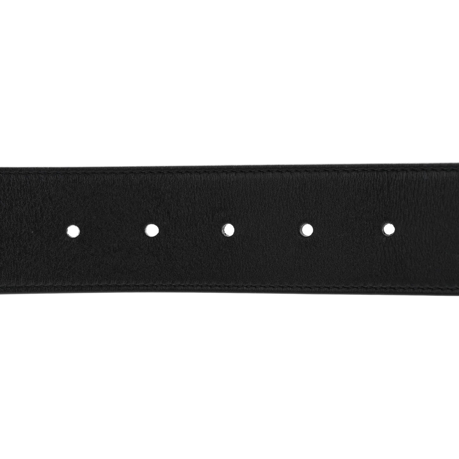 Gucci Calfskin Double G 40mm Belt 75 30 Black 3 of 11