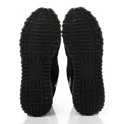 Louis Vuitton Suede Monogram Run Away Sneakers 35 Black 5 of 8