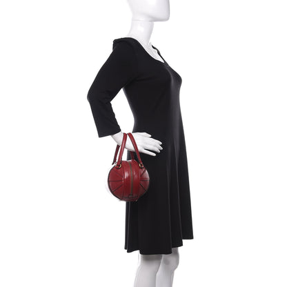 Gucci Piuma Lux Energy Mini Tifosa Basketball Shaped Shoulder Bag Romantic Cerise 3 of 11