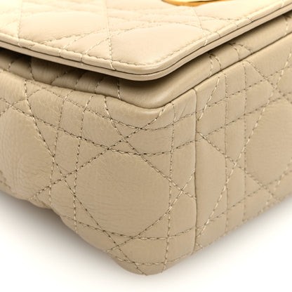 Christian Dior Calfskin Cannage Small Caro Bag Beige 8 of 9