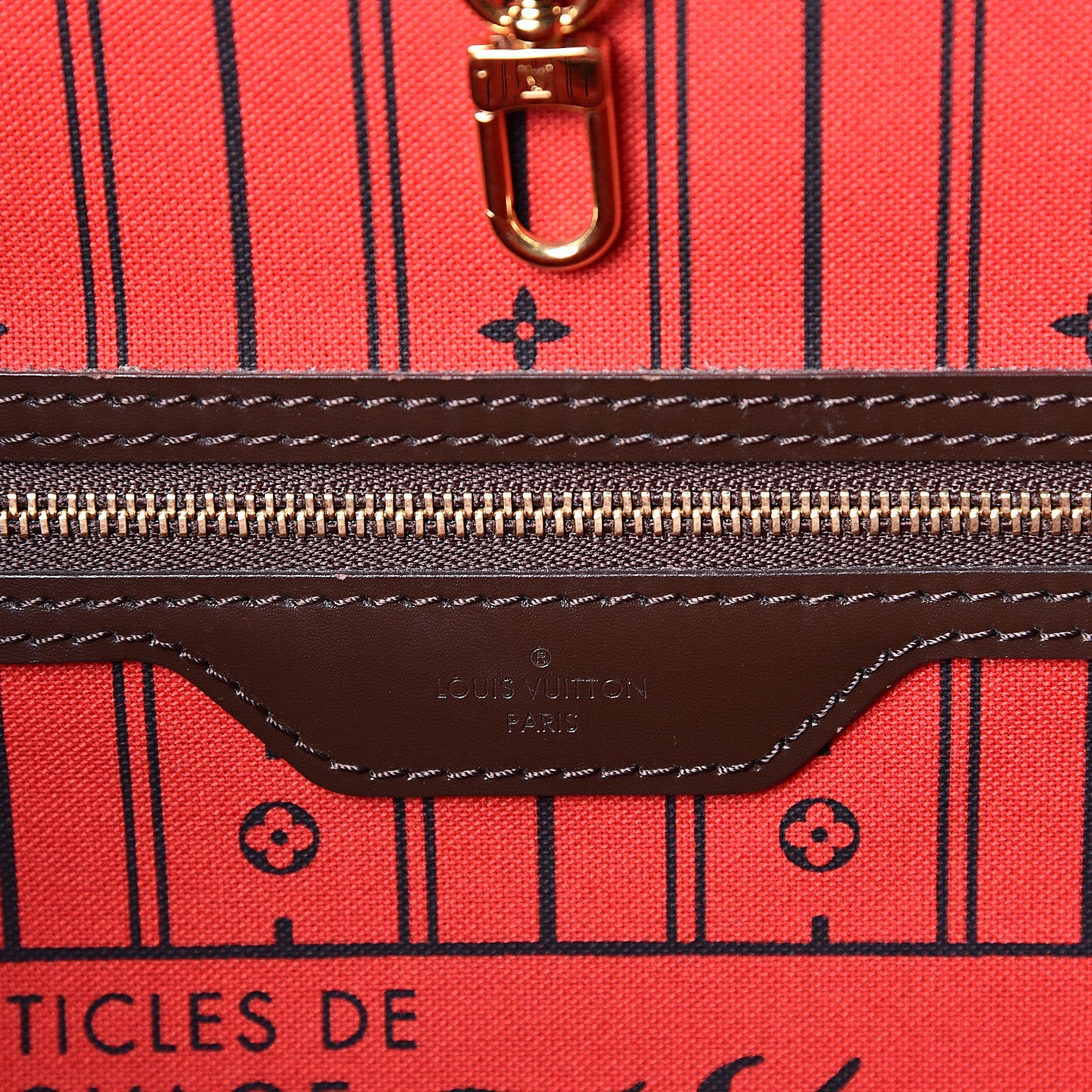 Louis Vuitton Damier Ebene Neverfull GM 5 of 8