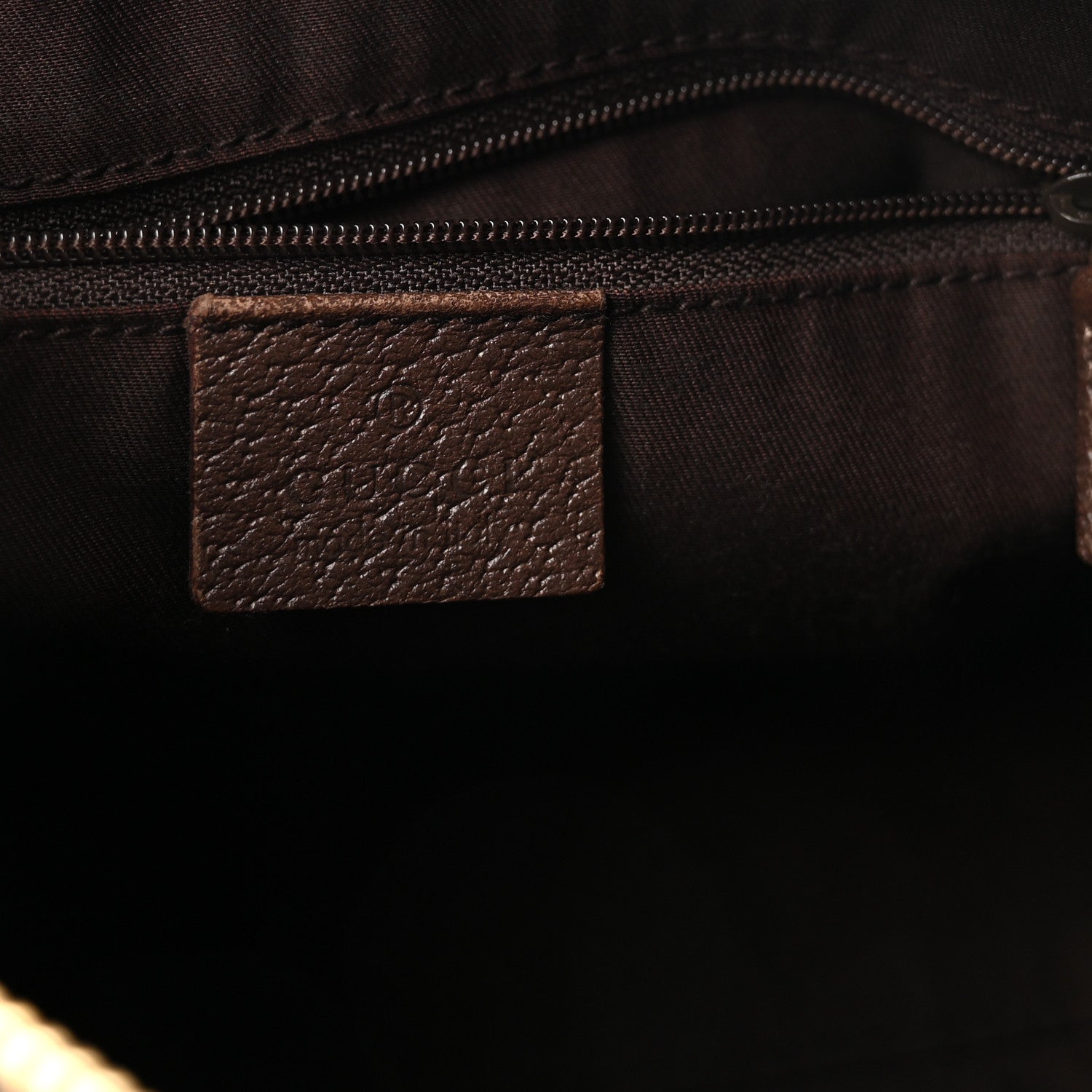 Gucci Monogram Small Abbey Boston Dark Brown 6 of 10