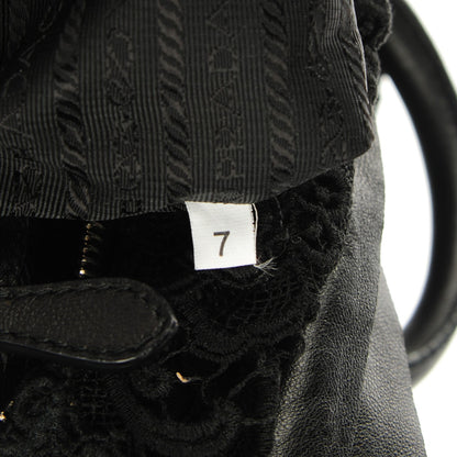 Prada Lace Pizzo S Bowler Nero Black 8 of 9