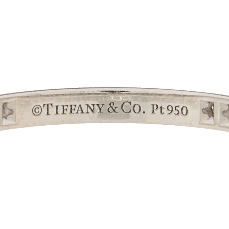Tiffany Platinum Diamond .34ctw Soleste Eternity Band Ring 54 7 3 of 3