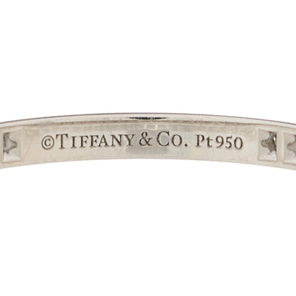 Tiffany Platinum Diamond .34ctw Soleste Eternity Band Ring 54 7 3 of 3