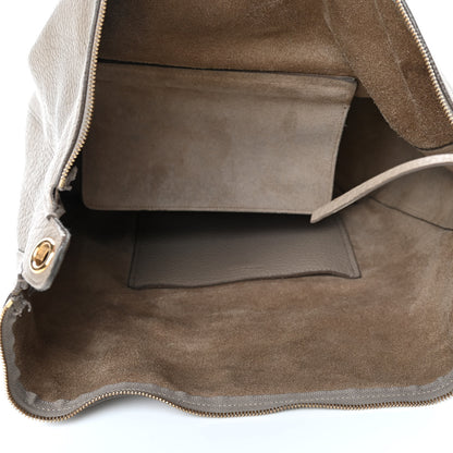 Celine Crisp Calfskin Medium Zipped Hobo Dune 4 of 4