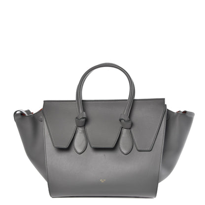 Celine Smooth Calfskin Small Tie Knot Tote Grey 1 of 9