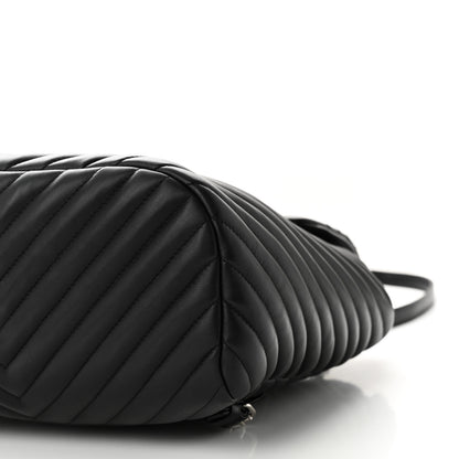 Chanel Calfskin Chevron Quilted Large Urban Spirit Backpack Black 10 of 10
