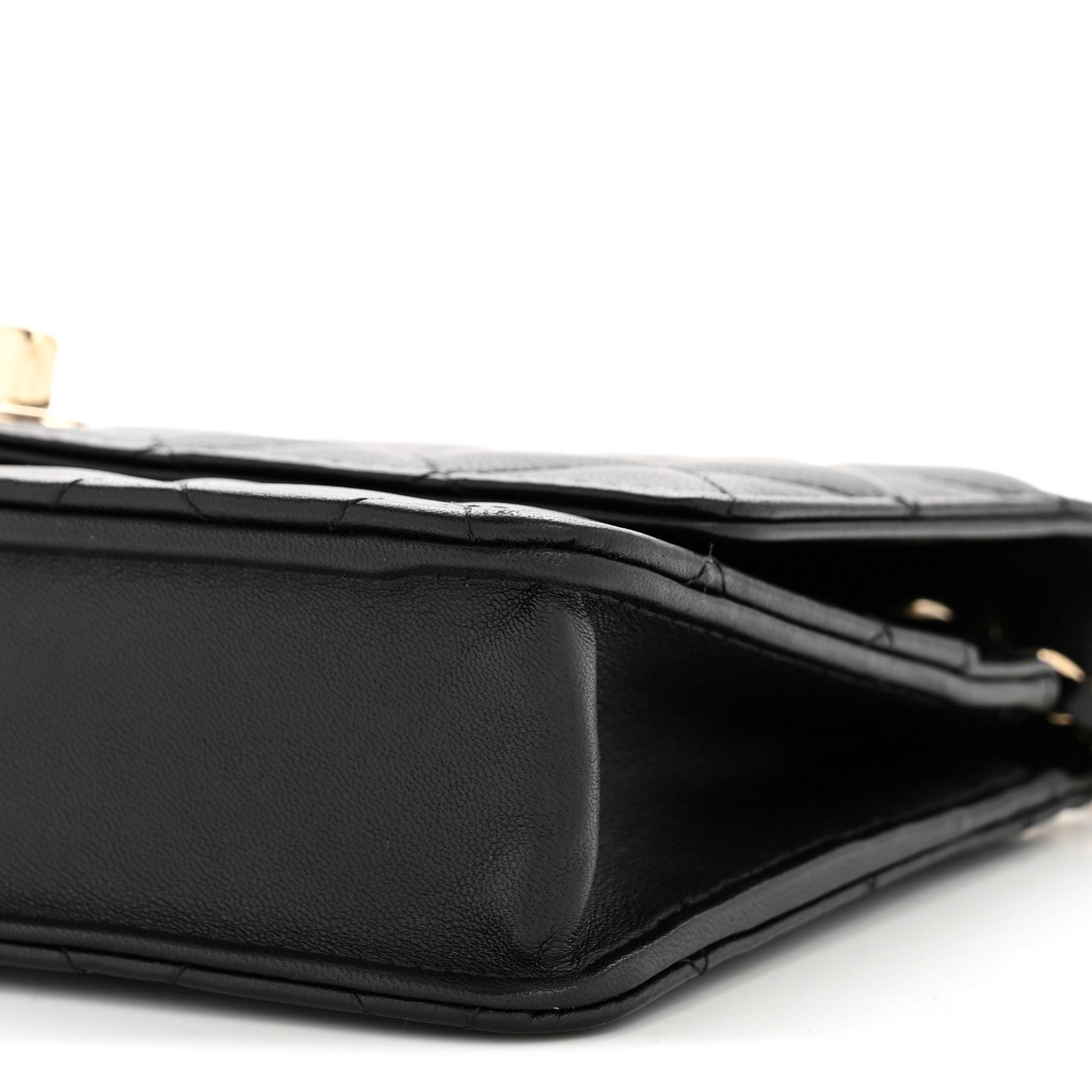 Chanel Lambskin Quilted Trendy CC Wallet On Chain WOC Black 11 of 13