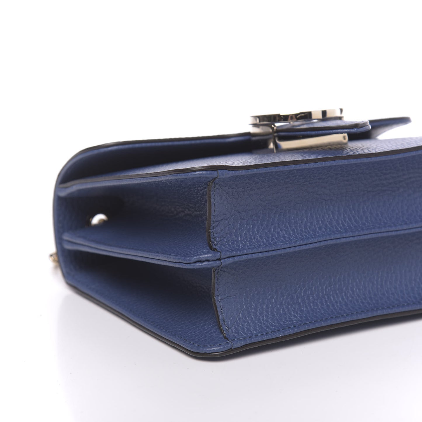 Dollar Calfskin Small Interlocking G Shoulder Bag Caspian