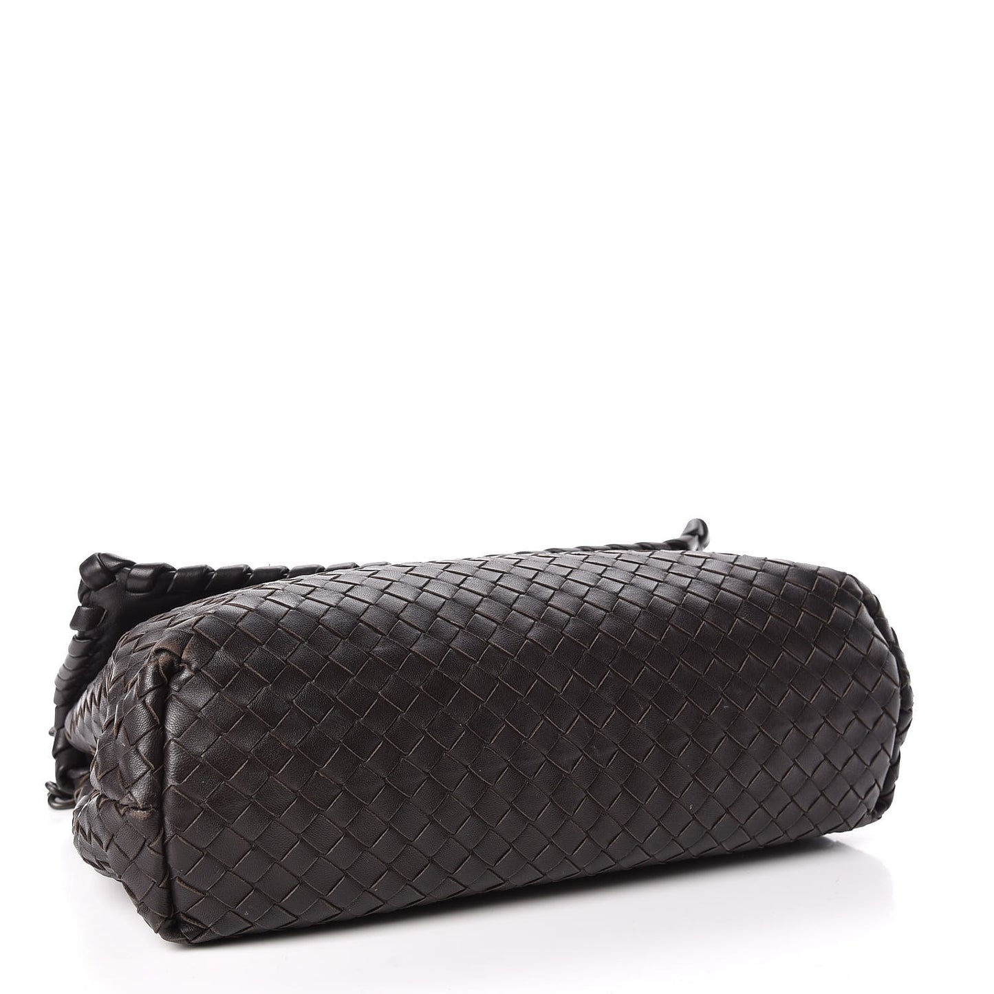 Nappa Intrecciato Large Olimpia Bag Ebano