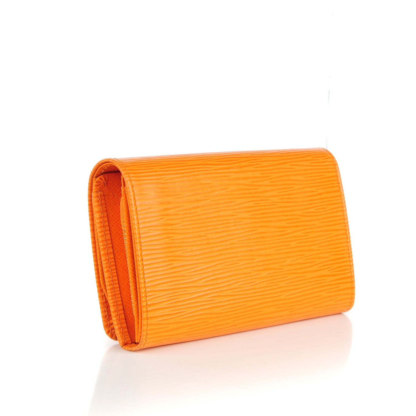 Epi Porte-Monnaie Billets Tresor Wallet Mandarine