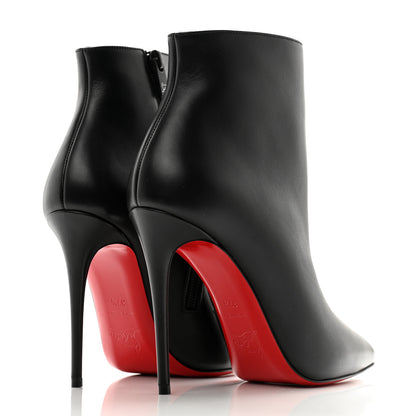 Christian Louboutin Calfskin So Kate Booty 100 Ankle Boots 37.5 Black 4 of 8