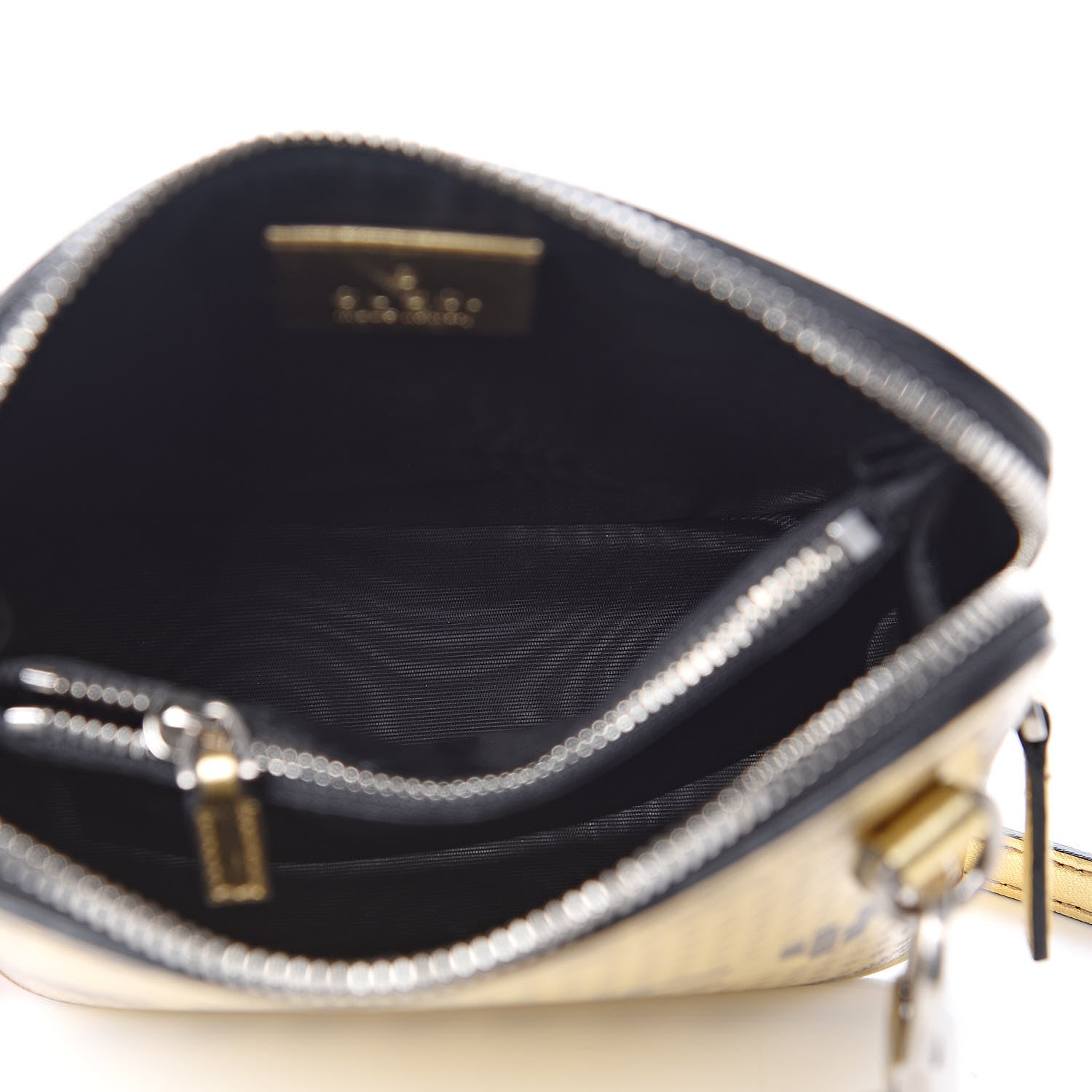 Gucci X SEGA Calfskin GUCCY Stars Mini Dome Shoulder Bag Gold 5 of 11
