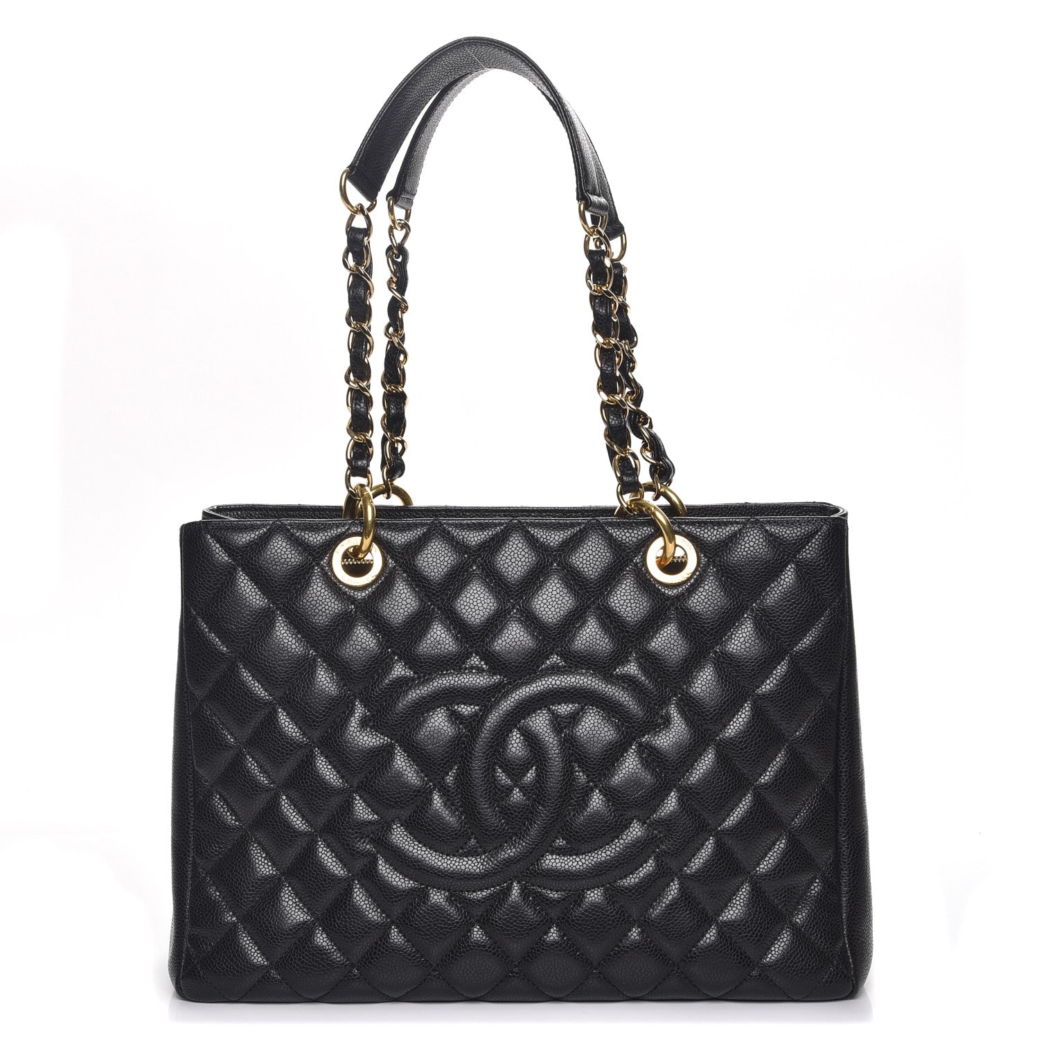 Chanel Caviar Quilted Grand Shopping Tote GST Black 1 of 7