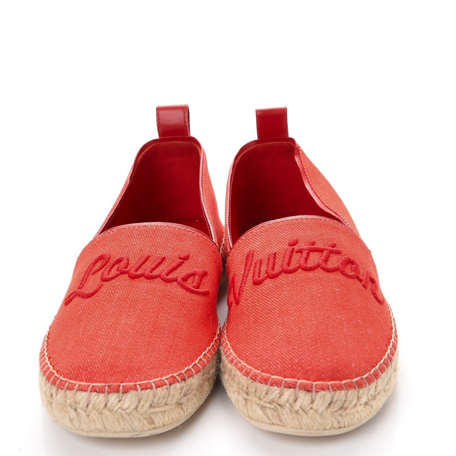 Louis Vuitton Canvas Waterfall Espadrille 39 Rouge 10 of 10