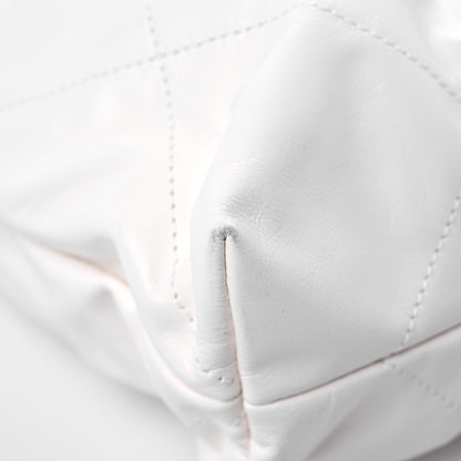 Chanel Shiny Calfskin Quilted Chanel 22 White 7 of 7