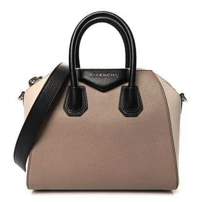 Givenchy Sugar Goatskin Mini Tri-Color Antigona Linen 1 of 10
