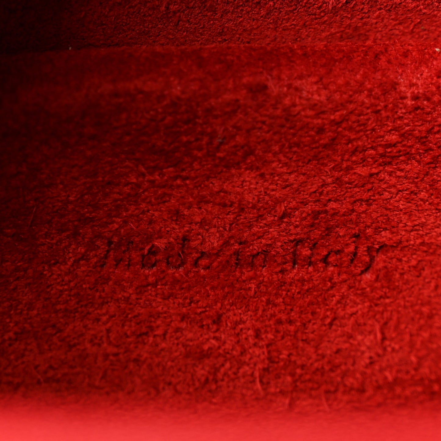 Baby Grained Calfskin Micro Belt Bag Coquelicot