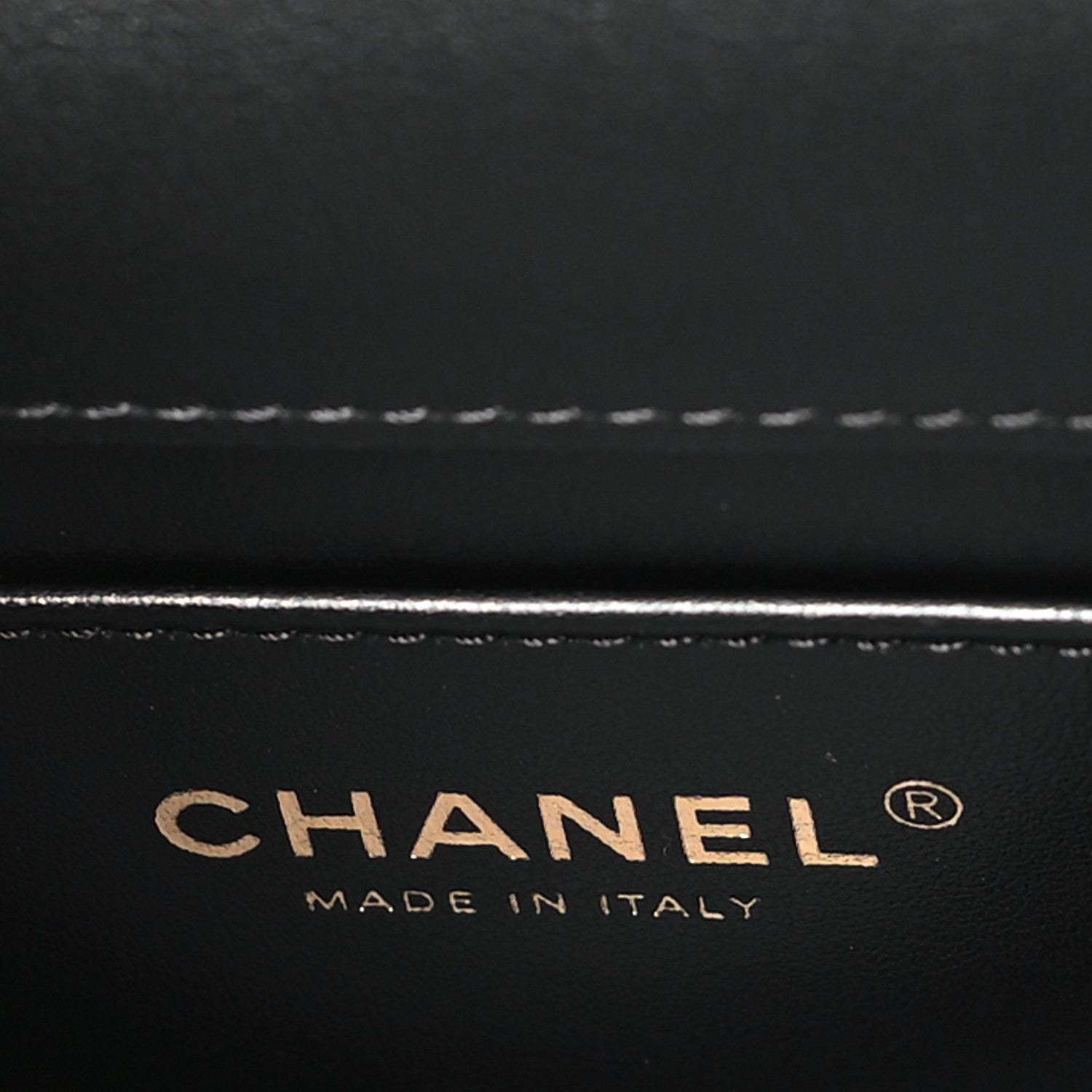 Chanel Shiny Calfskin Quilted Mini Metal Top Handle Flap Black 6 of 8