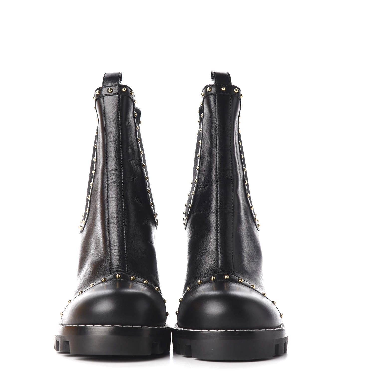 Louis Vuitton Calfskin Rockabilly Chelsea Ankle Boots 38 Black 2 of 10