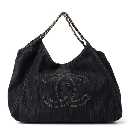 Chanel Denim XL Coco Cabas Tote Blue 1 of 11