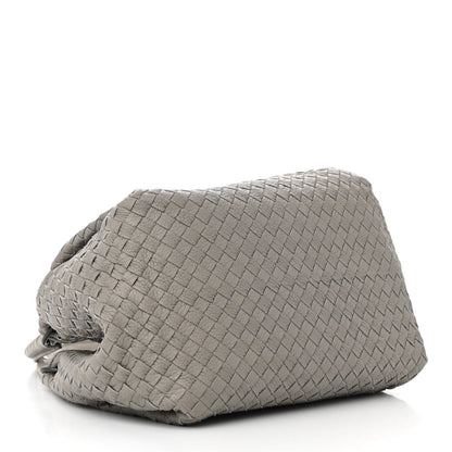 Bottega Veneta Nappa Intrecciato Parachute Bag Light Grey 4 of 10