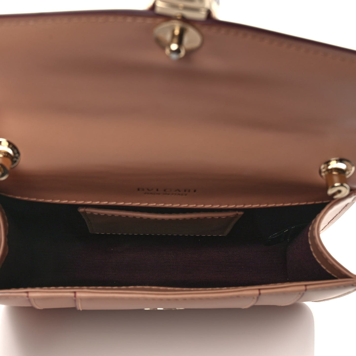 Calfskin Serpenti Forever Crossbody Bag Beige