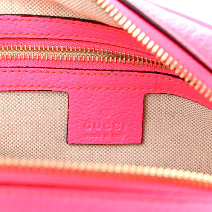 Gucci Canvas Flora Floral Shoulder Bag White Fuchsia Fluo 6 of 9