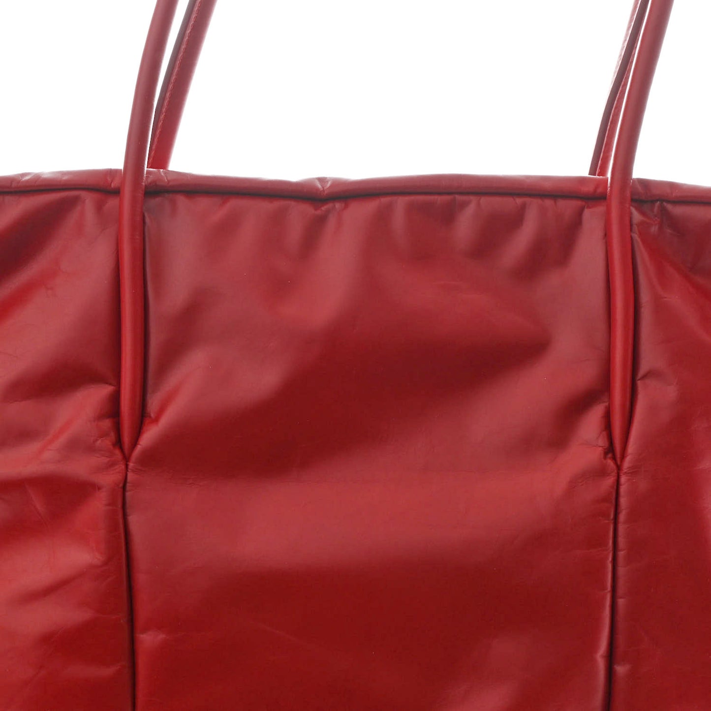 Calfskin Polly Tote Red