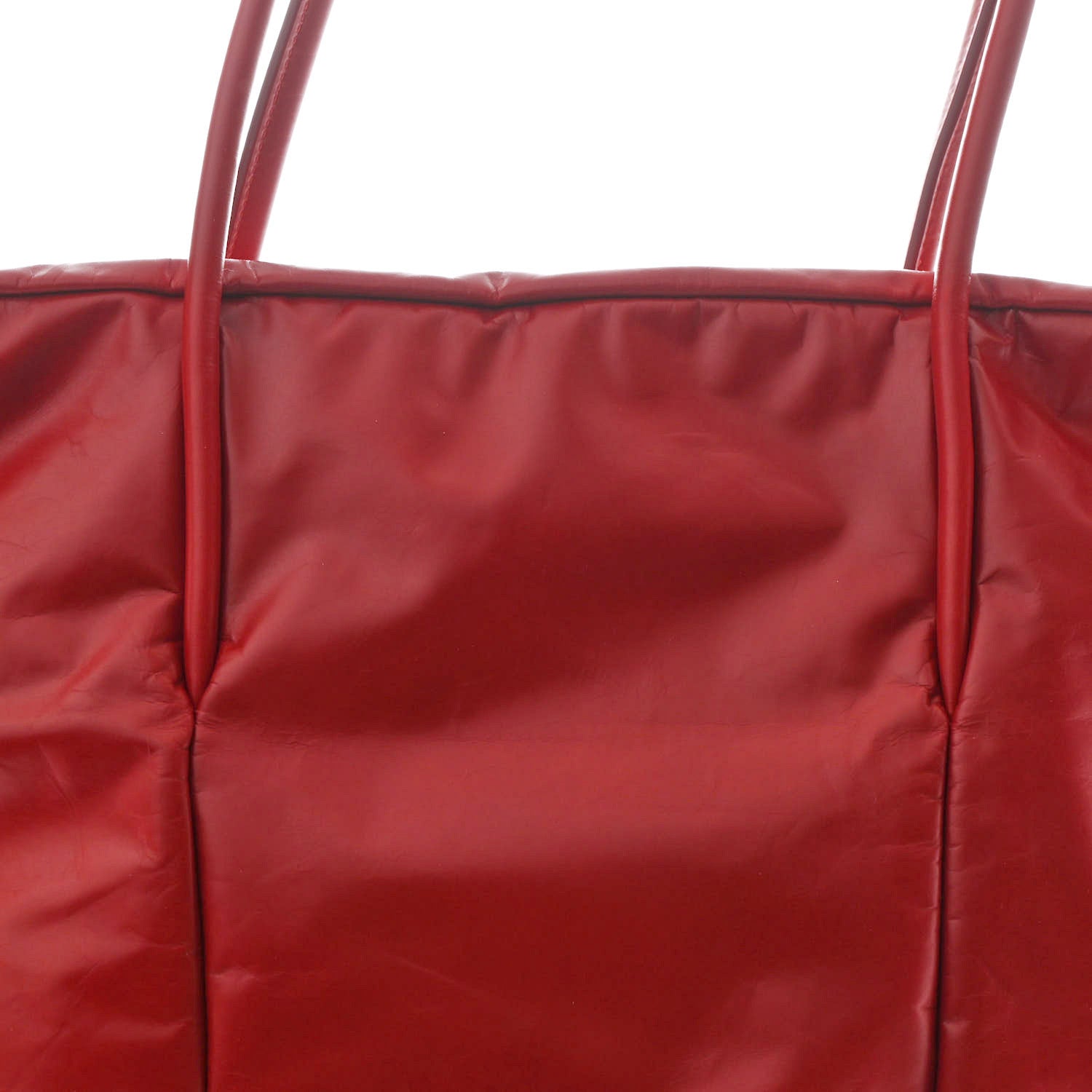 The Row Calfskin Polly Tote Red 7 of 9