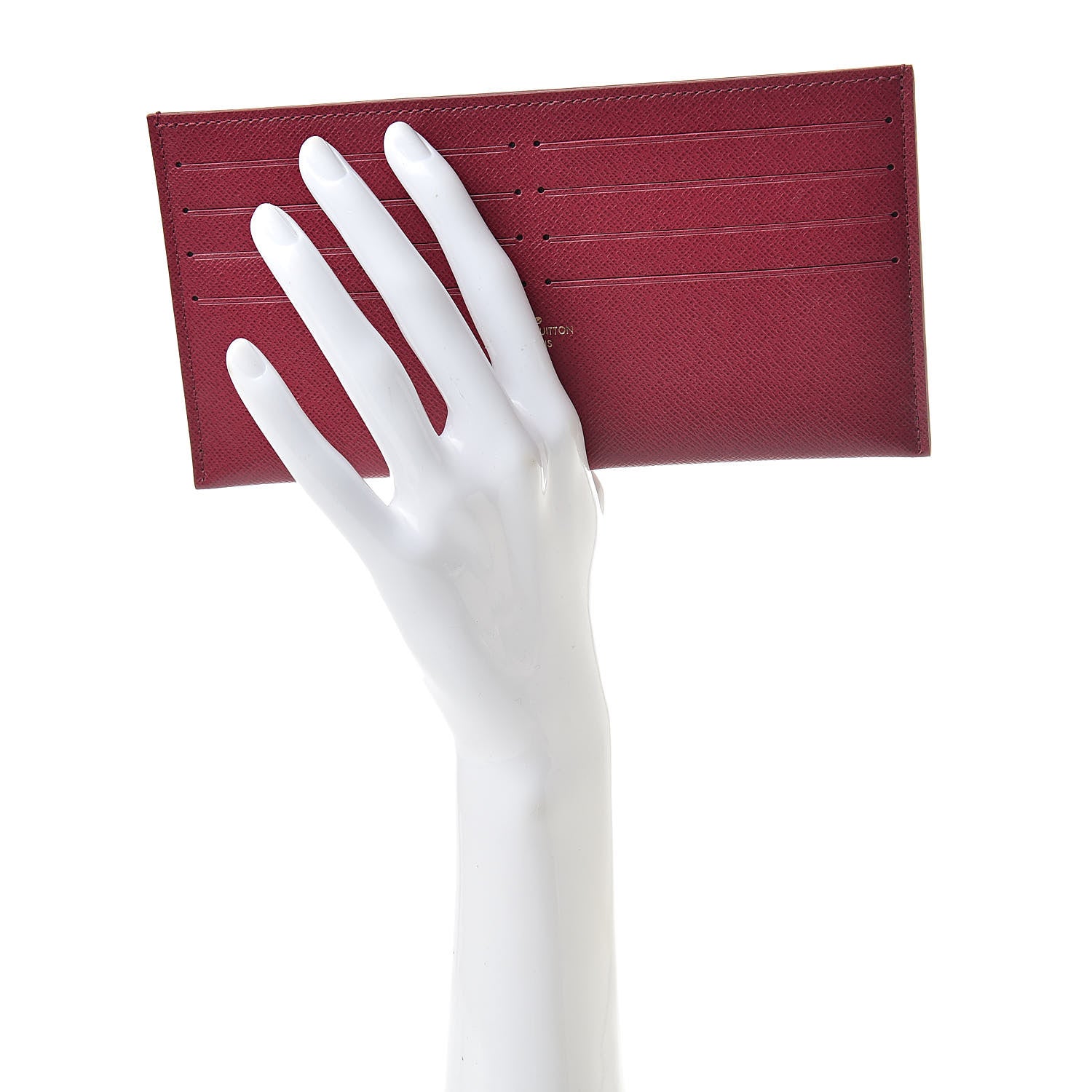 Louis Vuitton Calfskin Felicie Card Holder Insert Fuchsia 2 of 6