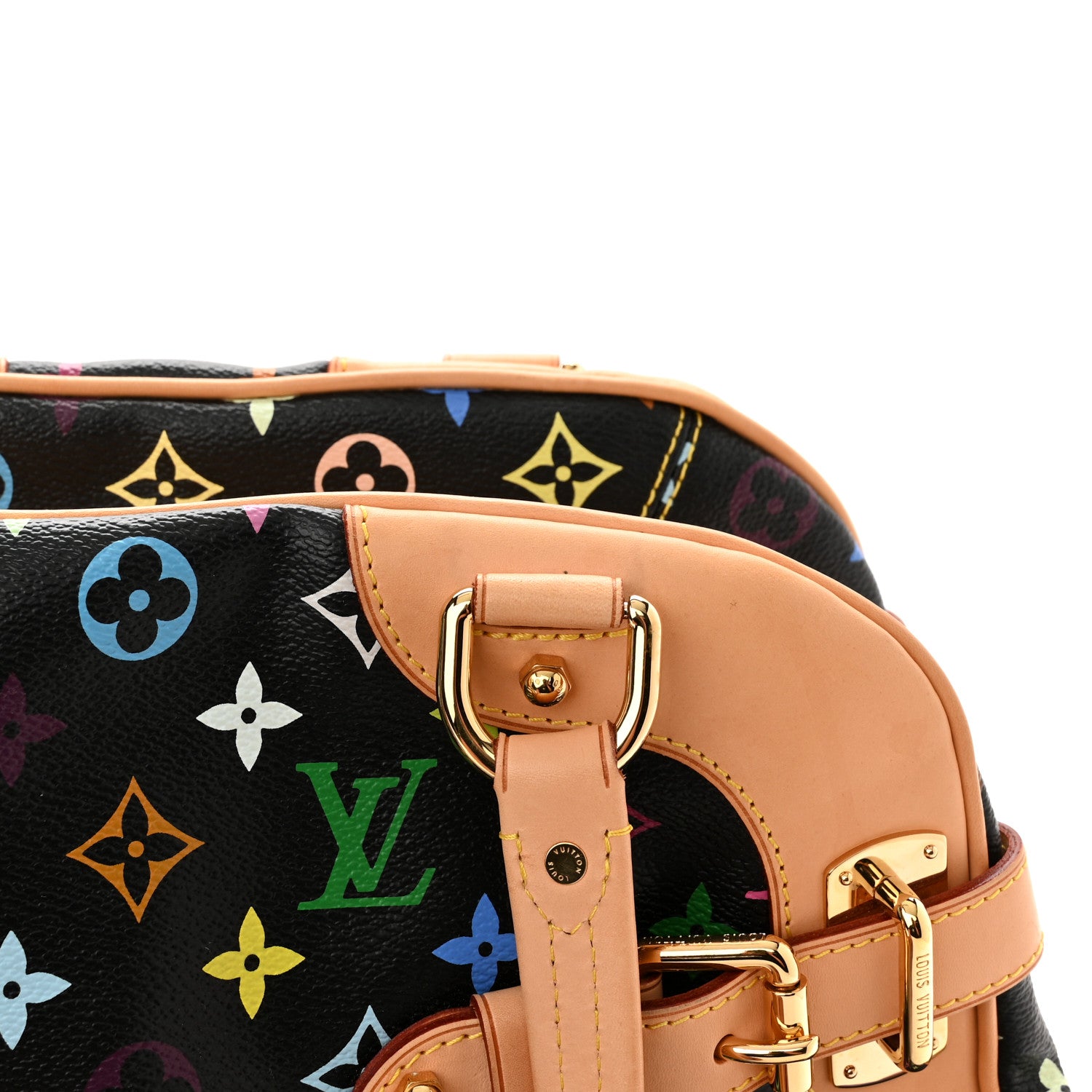 Louis Vuitton Monogram Multicolor Claudia Black 9 of 9