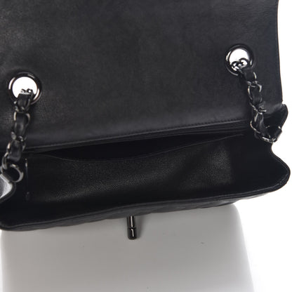 Chanel Crumpled Calfskin Quilted Mini Rectangular Flap So Black 5 of 7