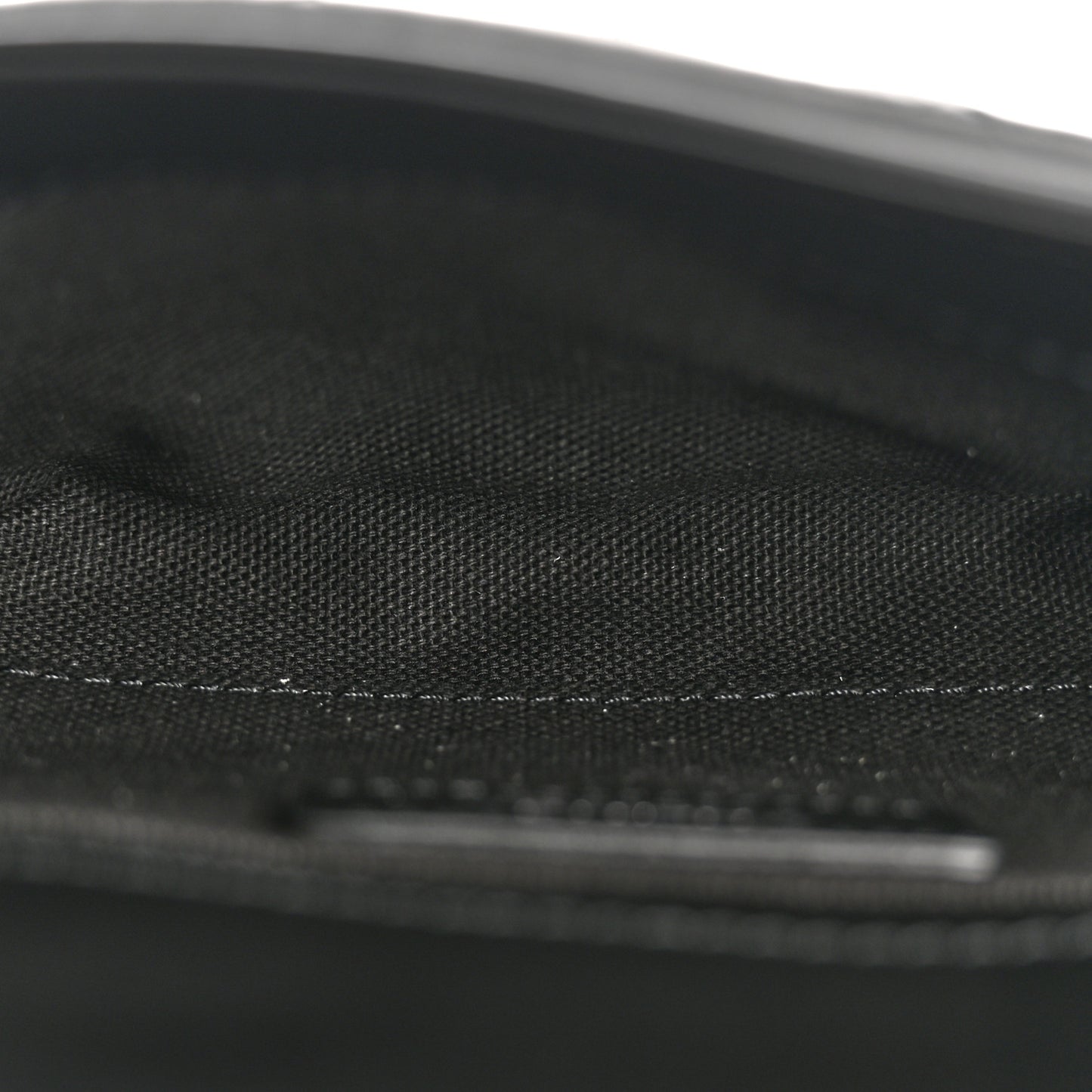Calfskin Quilted CC Uniform Flap Belt Bag Black