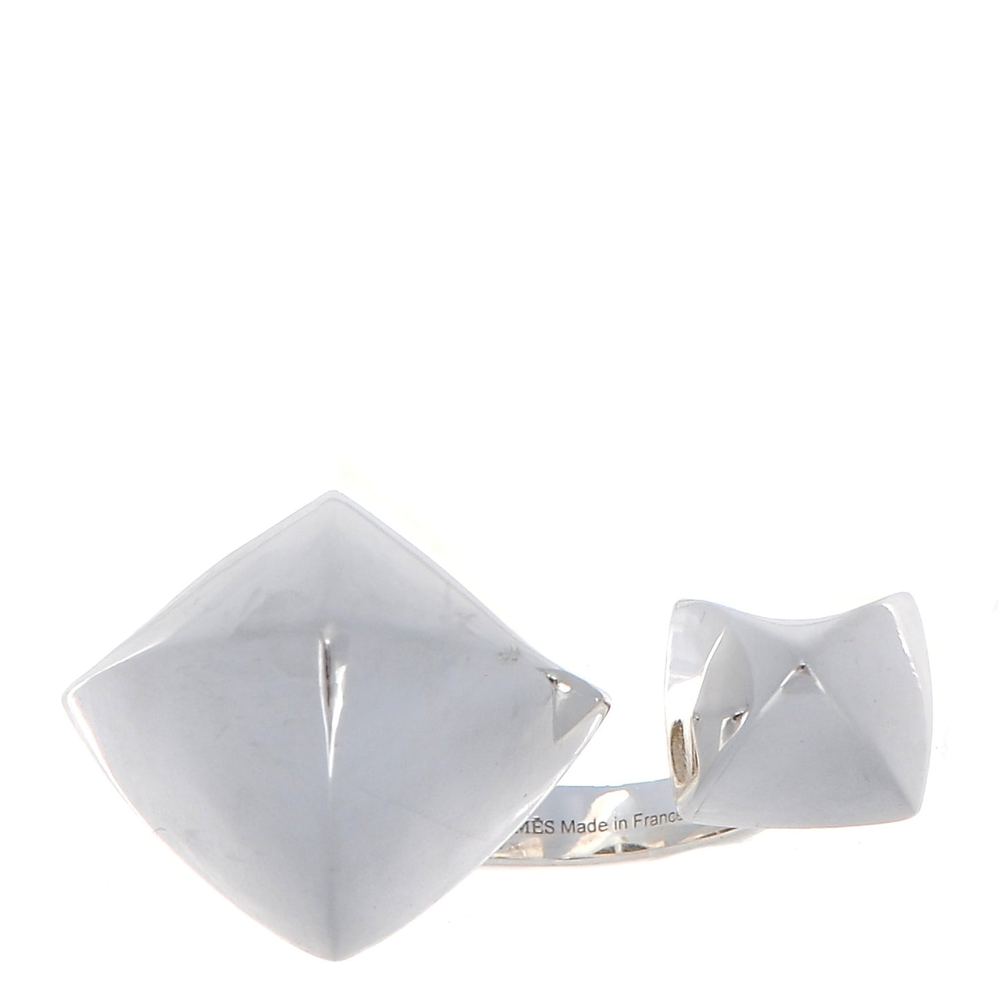 Sterling Silver Collier De Chien Rock Ring 51