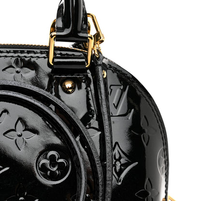 Louis Vuitton Vernis Alma BB Noir Magnetique 10 of 11
