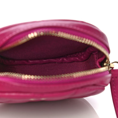 Chanel Lambskin Quilted Zip Around Classic Coin Purse Pink 5 of 8