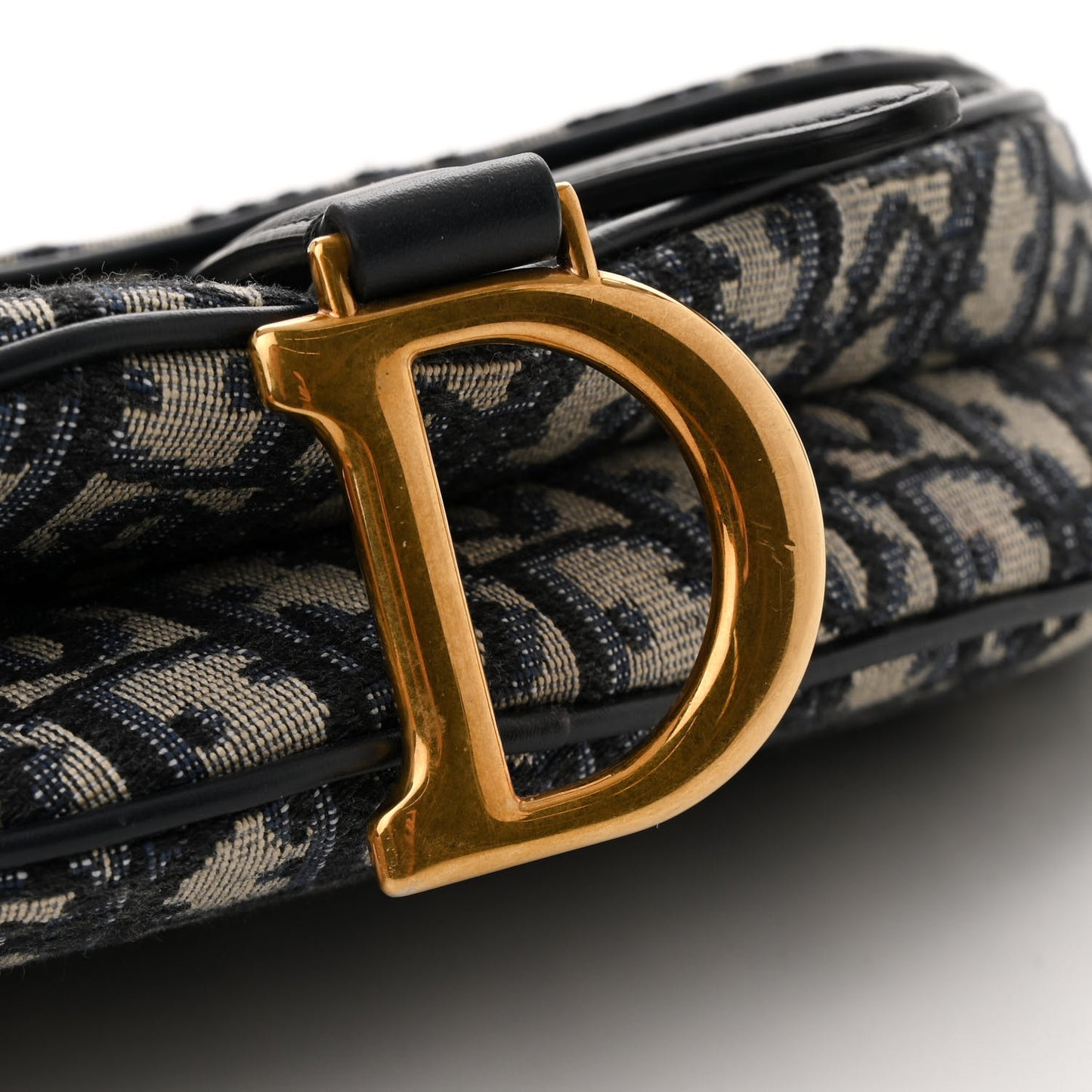 Oblique Mini Saddle Bag Blue