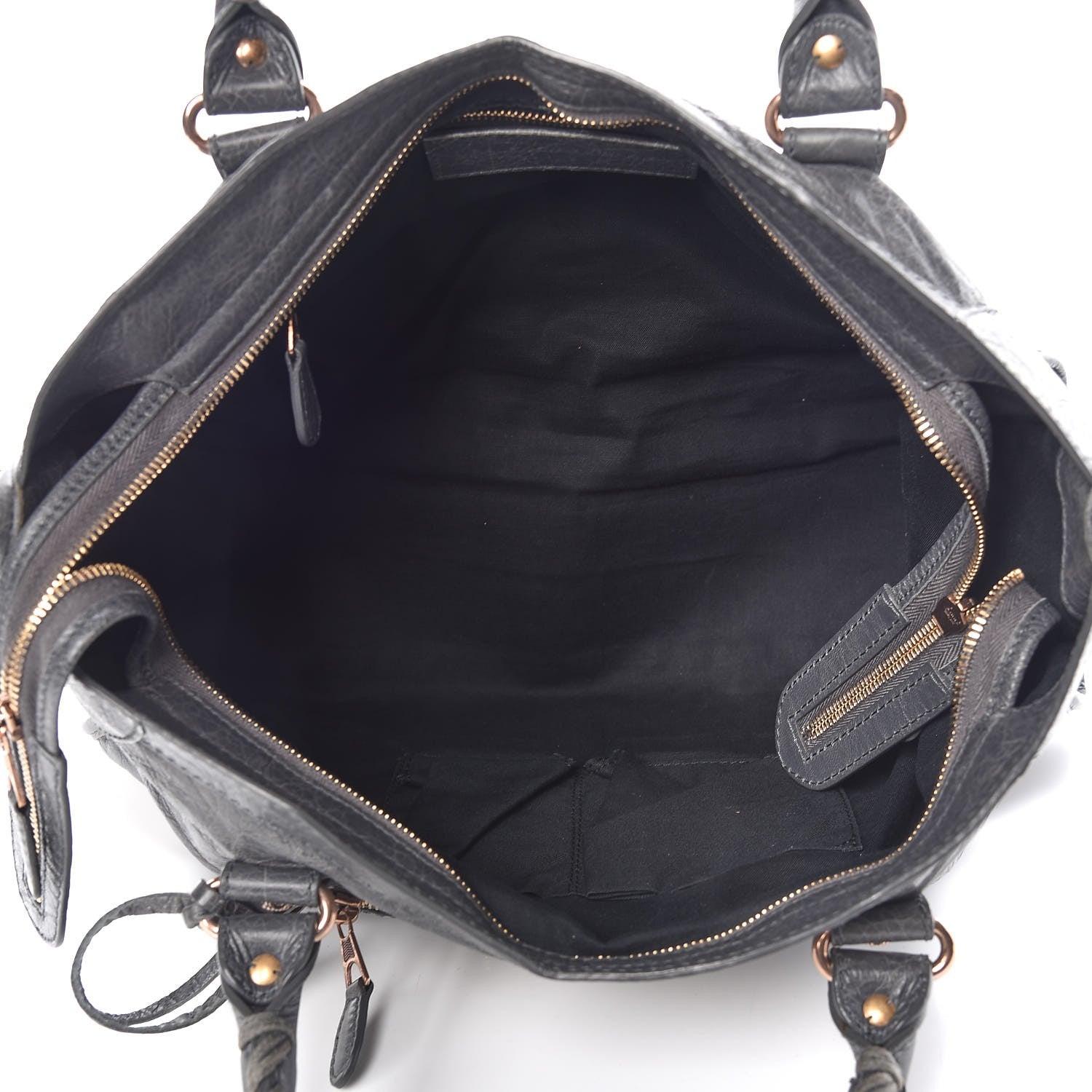 Balenciaga Agneau Giant 12 Rose Gold Hardware City Gris Tarmac 6 of 13