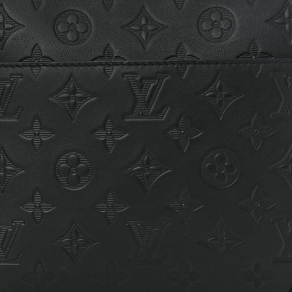 Louis Vuitton Calfskin Monogram Shadow Duo Messenger Black 7 of 9