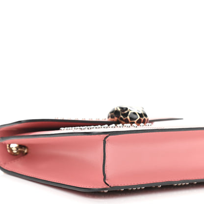Bulgari Nappa Embellished Serpenti Forever Crossbody Pink 9 of 11