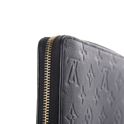Louis Vuitton Empreinte Zippy Wallet Black 9 of 10