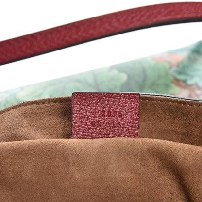 Gucci GG Supreme Monogram Tian Medium Shopping Tote Beige Multicolor Red 6 of 10