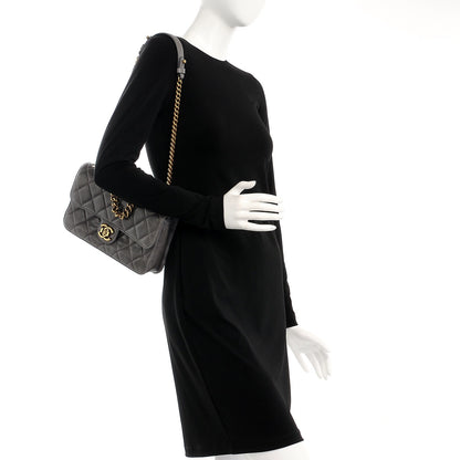 Chanel Aged Calfskin Medium Perfect Edge Flap Grey 2 of 8